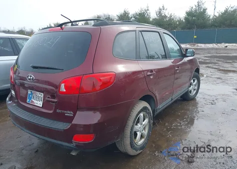 2008 Hyundai Santa Fe Gls z USA, uszkodzony, nr VIN 5NMSG73D48H140141